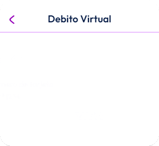Tarjeta débito virtual