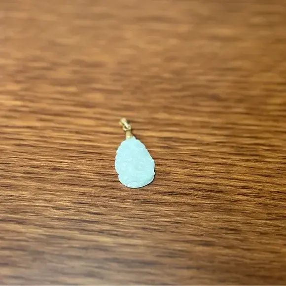 Thumbnail: 18K Gold Filled Moonstone Pendant with Dragon