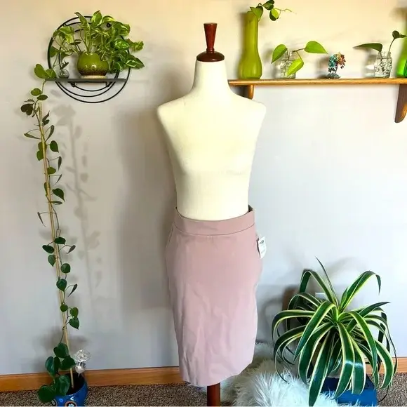 Thumbnail: Women's Size Large Charlotte Russe Blush Pencil Skirt