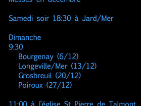 Combien à la messe maintenant ?