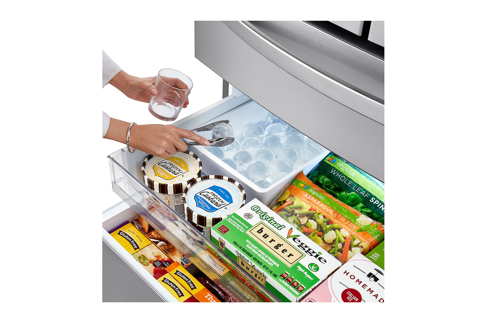 LG 30 cu. ft. FullConvert Drawer French Door Refrigerator LRMVS3006S