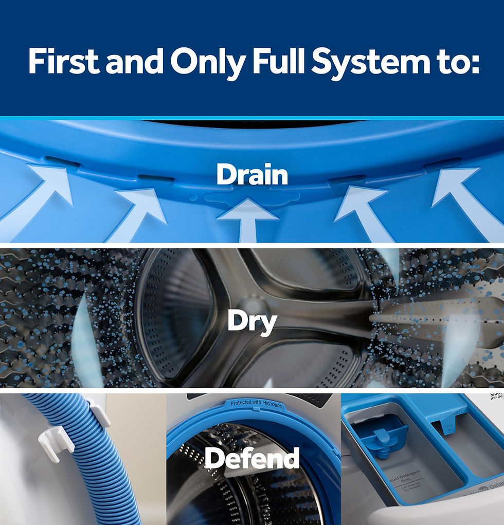 Thumbnail: GE 4.6 cu. ft. Smart Front Load Washer with UltraFresh Vent System GFW350SPYDS