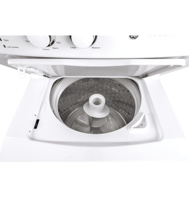 Thumbnail: GE Gas Stacked Washer & Dryer GUD27GSSMWW