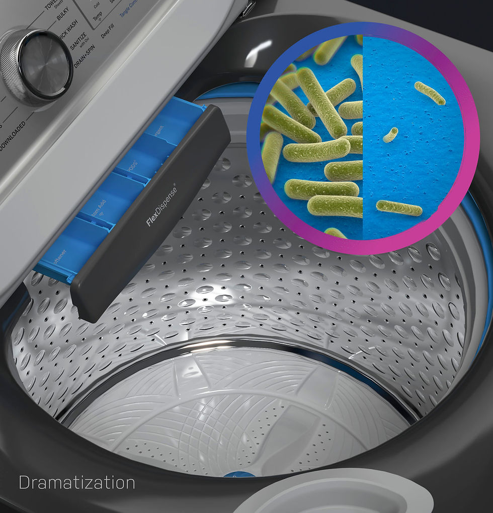 Thumbnail: Profile 5.0 cu. ft. High-Efficiency Smart Washer with Microban PTW600BSRWS