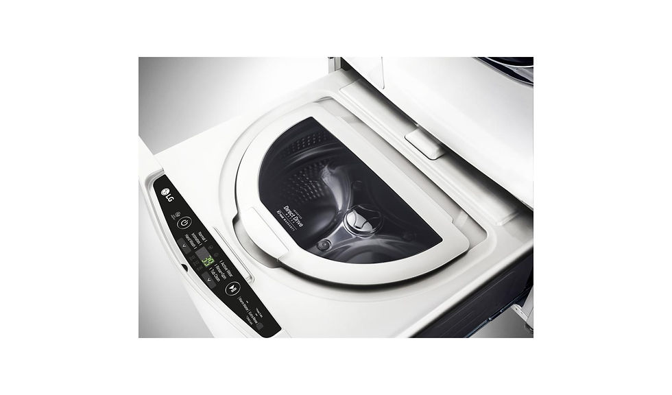 Thumbnail: LG 27 in. 1.0 cu. ft. SideKick Laundry Pedestal Washer in White WD100CW