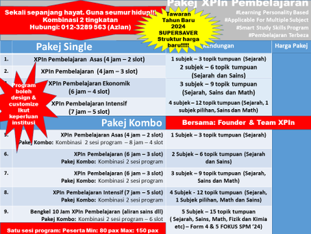 Program Akademik 2024: XPIn Pembelajaran