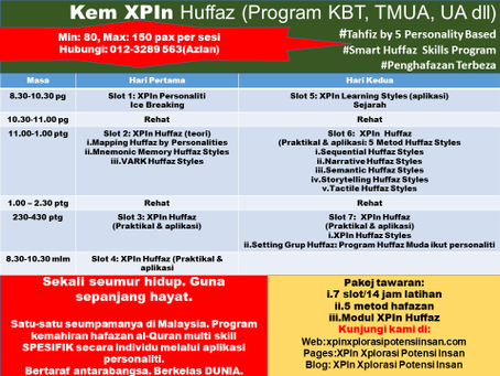 XPIn Huffaz: Modul Hafazan Komprehensif