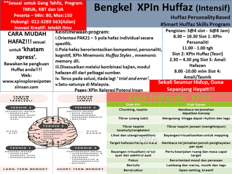 XPIn Huffaz: Bengkel Hafazan Cara Mudah