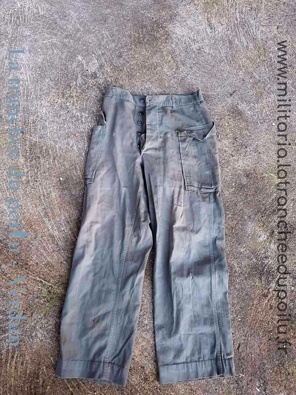 Miniature : Pantalon HBT US WW2 MODELE 1943