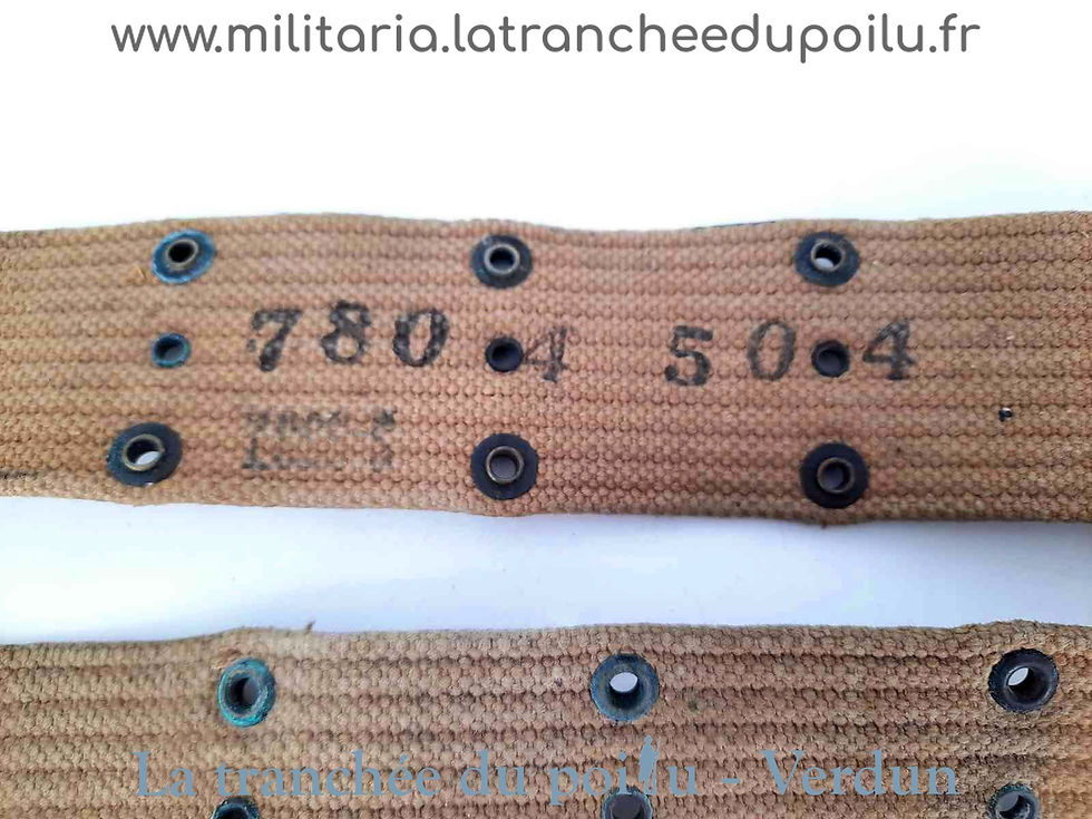 Miniature : ref:1049(1) CEINTURON MODELE 36 US WW2 DATE 1940 POUR ARME DE COTE