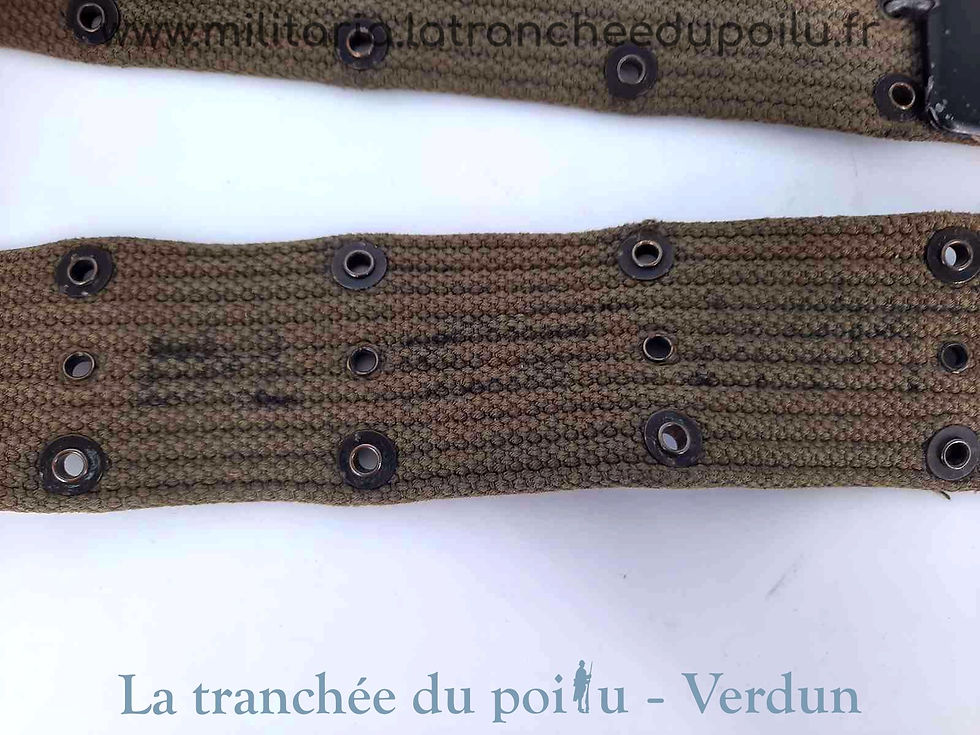 Miniature : REF: code CEINTURON MODELE 36 US WW2  POUR ARME DE COTE