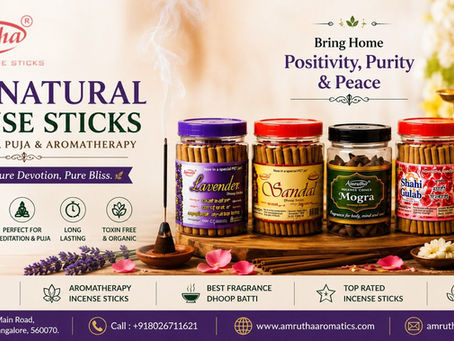 Best Natural Incense Sticks for Festivals, Puja & Aromatherapy in India