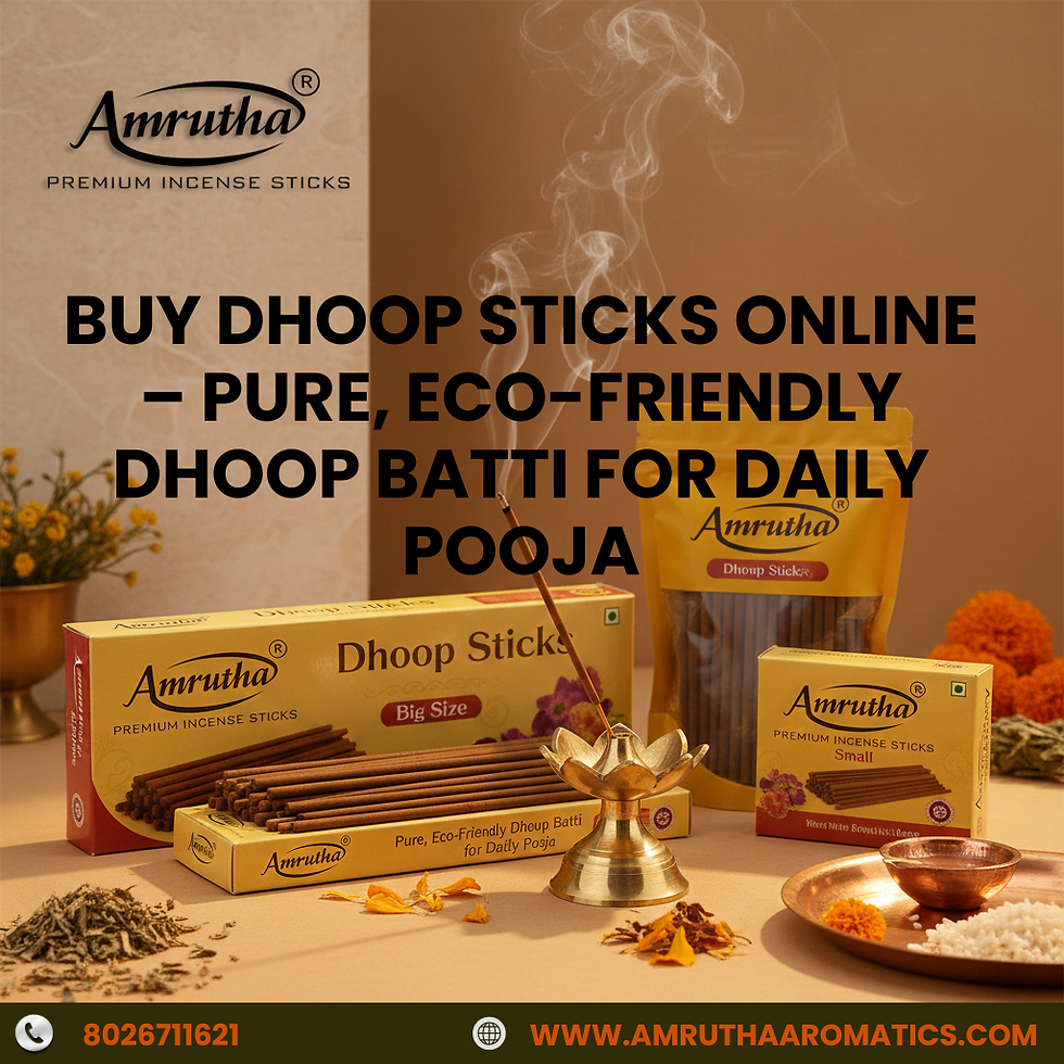 Buy Dhoop Sticks Online – Pure, Eco-Friendly Dhoop Batti for Daily Pooja
