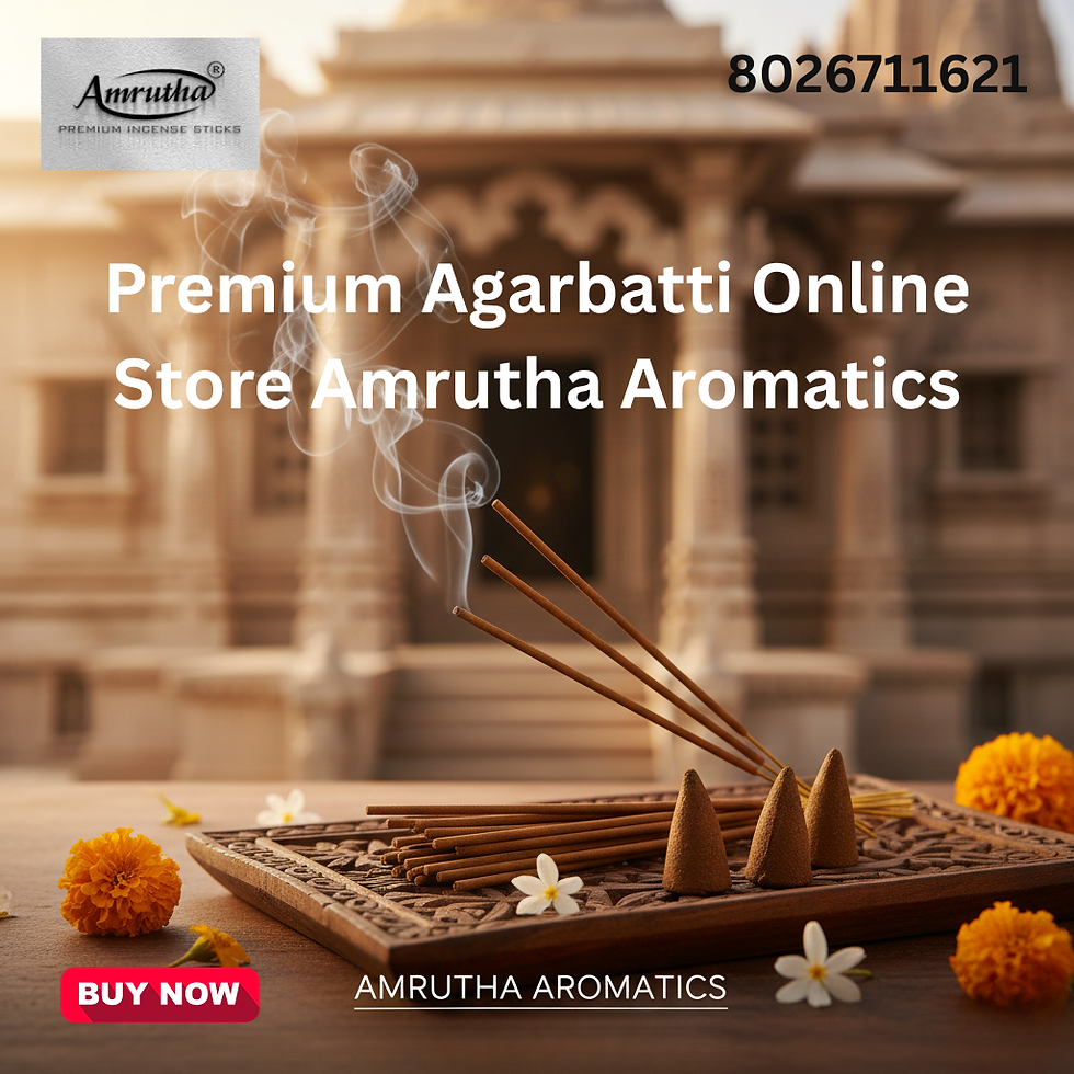 Dhoop or Agarbatti – How to Choose | Amrutha Aromatics