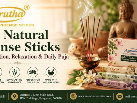 Best Natural Incense Sticks for Meditation, Relaxation & Daily Puja