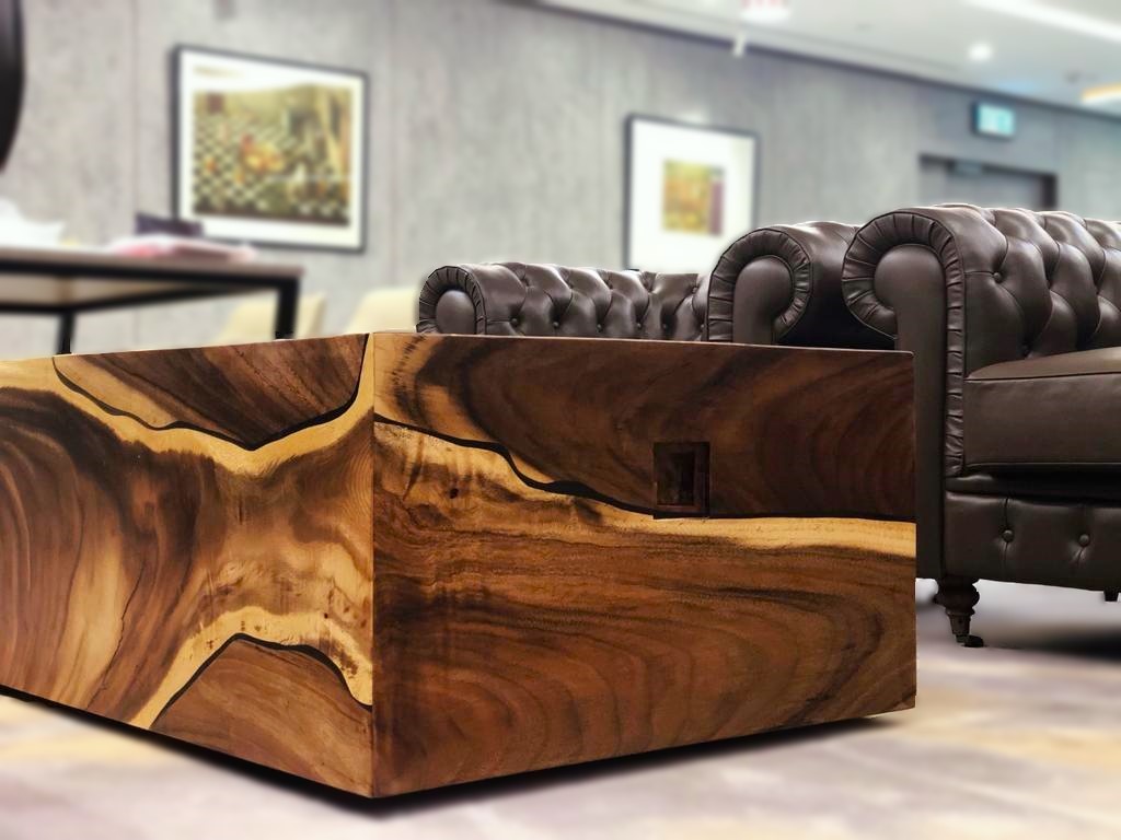 South American walnut, slab, coffee table, communal table, wood slab, walnut table