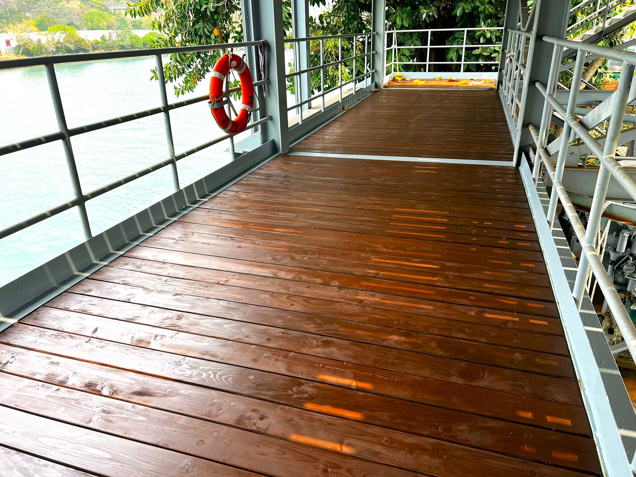 wood deck, walkway deck, fir, SPF, douglas fir, marine timber