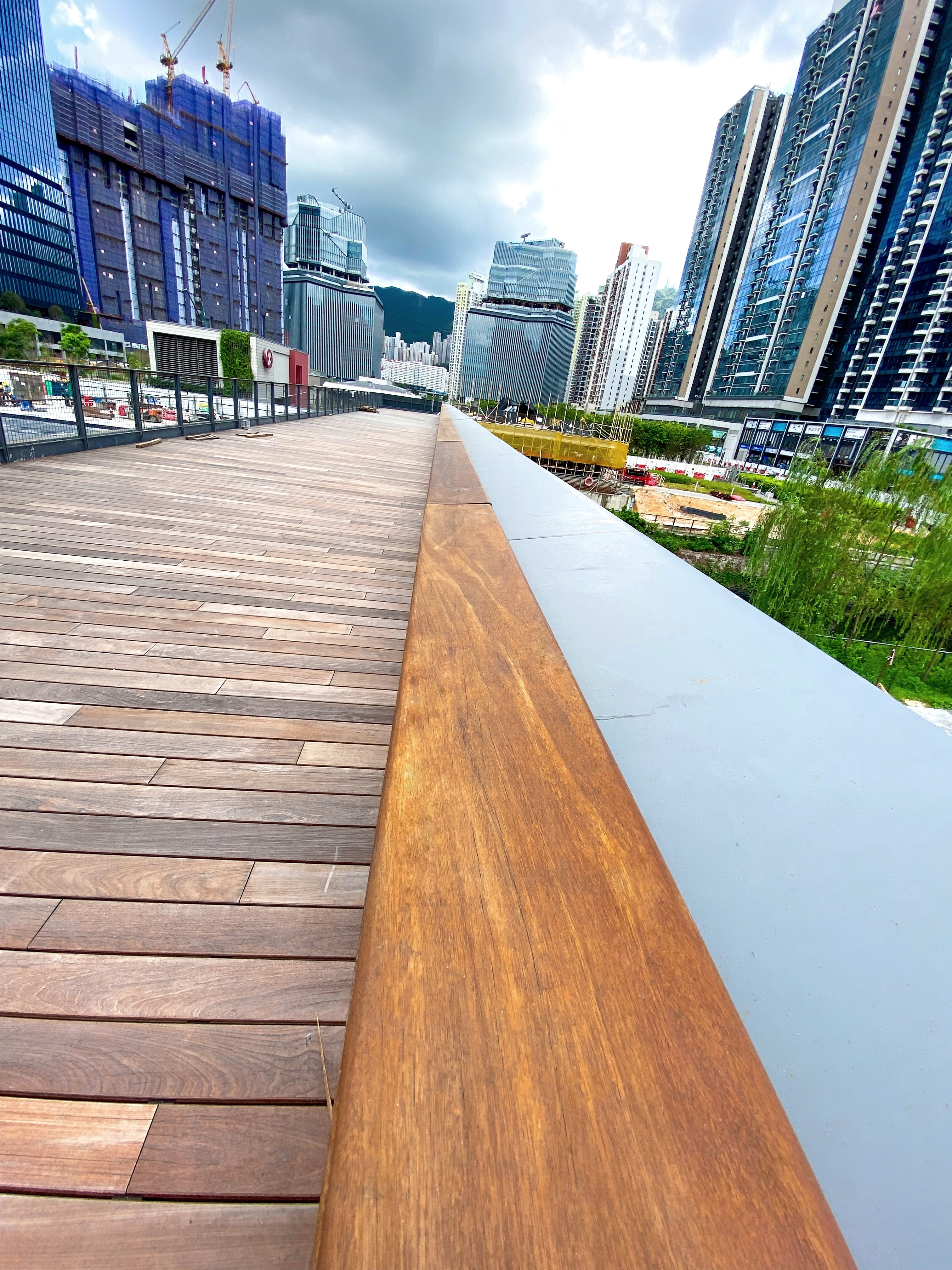 wood armrest, outdoor armrest, handrail, outdoor wood