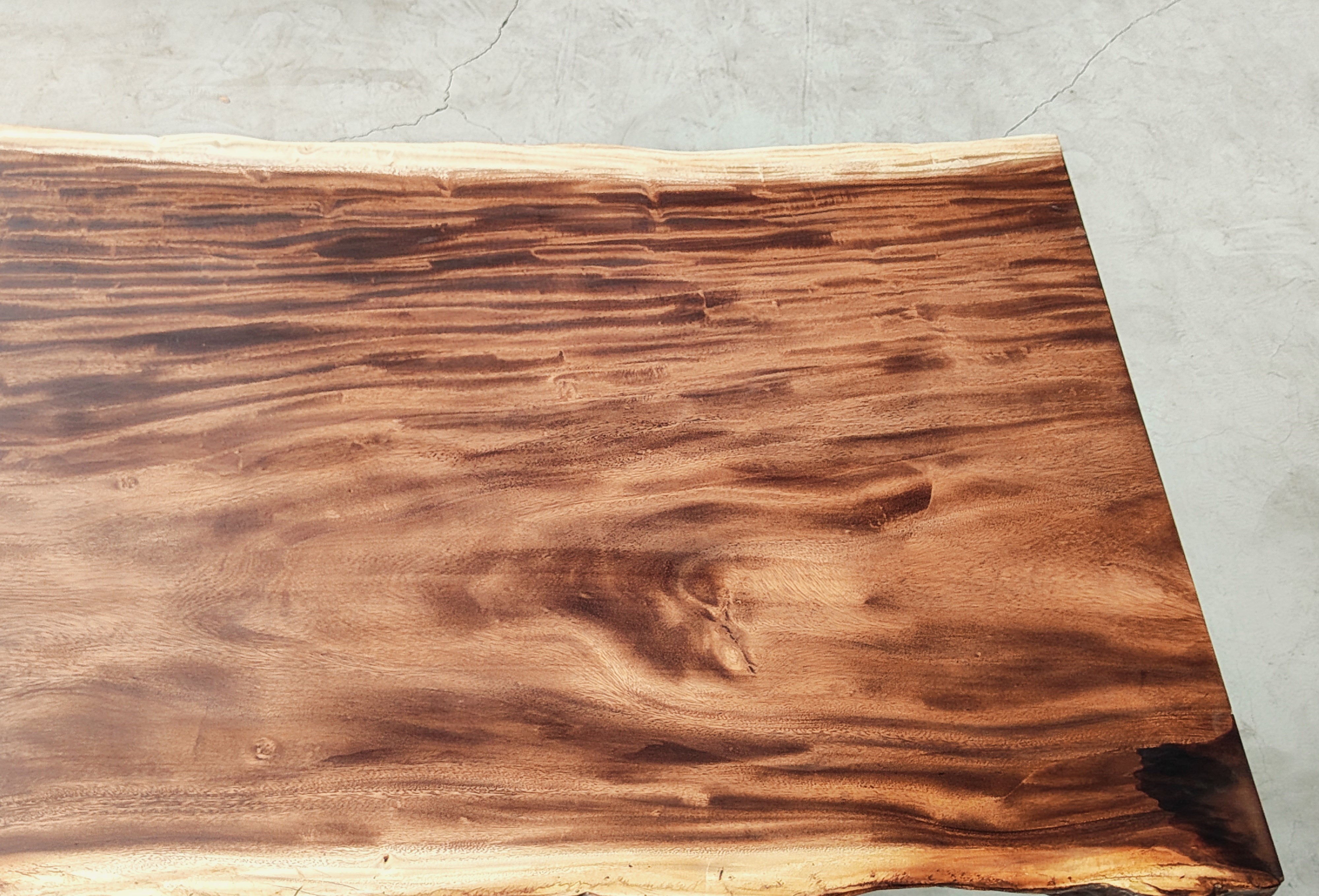south american walnut wood slab