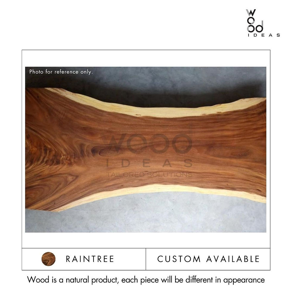 Thumbnail: South American Walnut Raintree Wood Slab