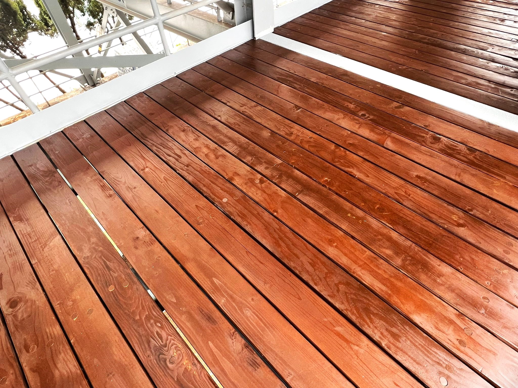 wood deck, walkway deck, fir, SPF, douglas fir, marine timber