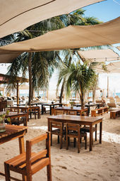 Beach furniture, outdoor wood furniture