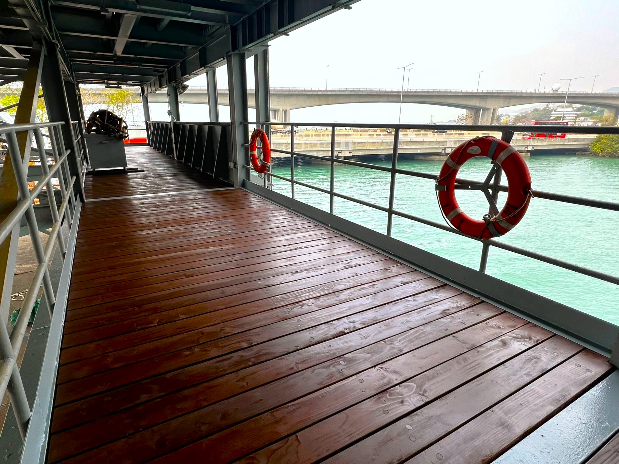 wood deck, walkway deck, fir, SPF, douglas fir, marine timber