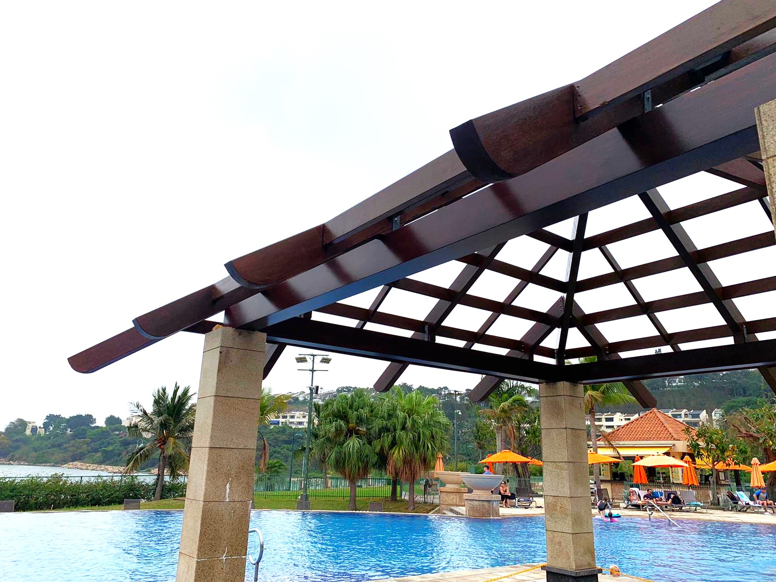 Discovery bay, Merbau wood, pergola, outdoor wood