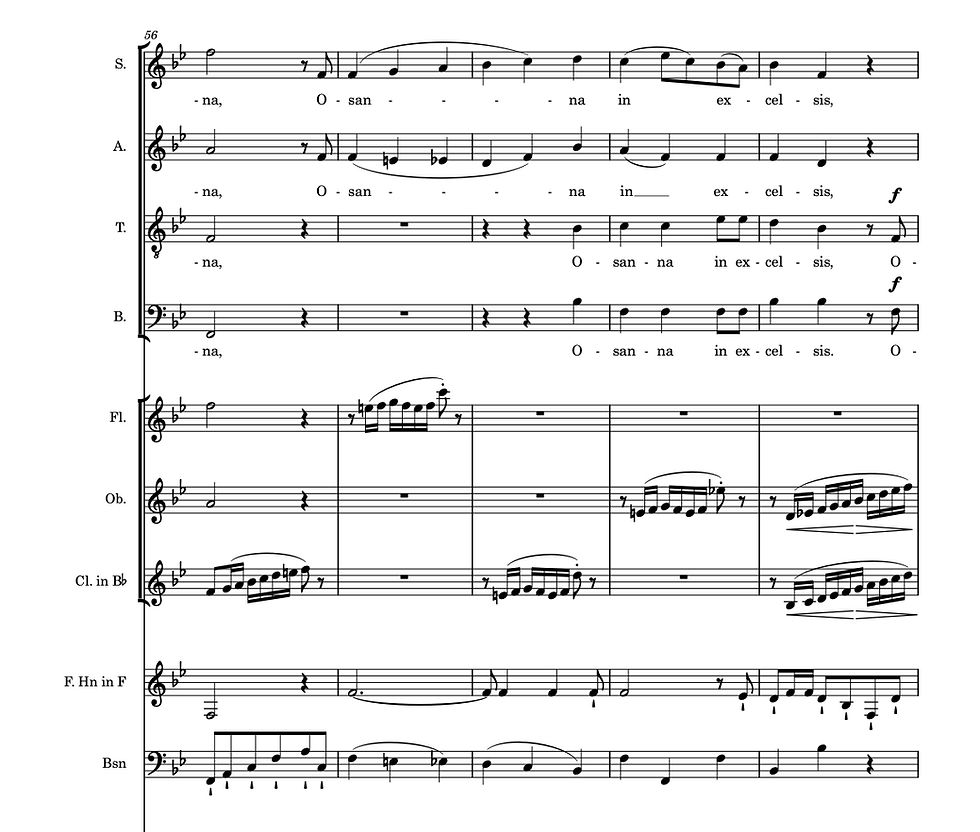 Thumbnail: Vienna Mass - Full score and wind parts