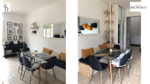 Réalisation Objectif Archi Déco d'un salon à Sartrouville