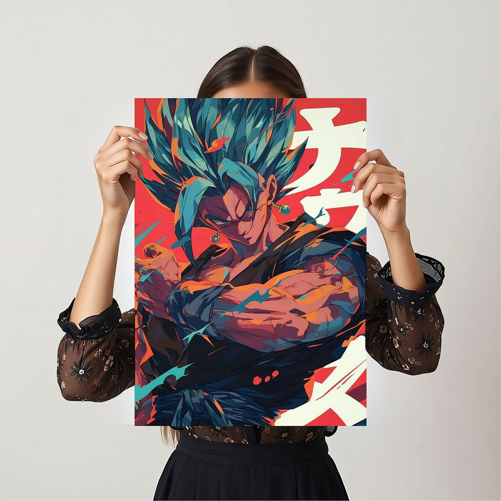 Dragon Ball Super Blue Evolution Vegeta Power Poster