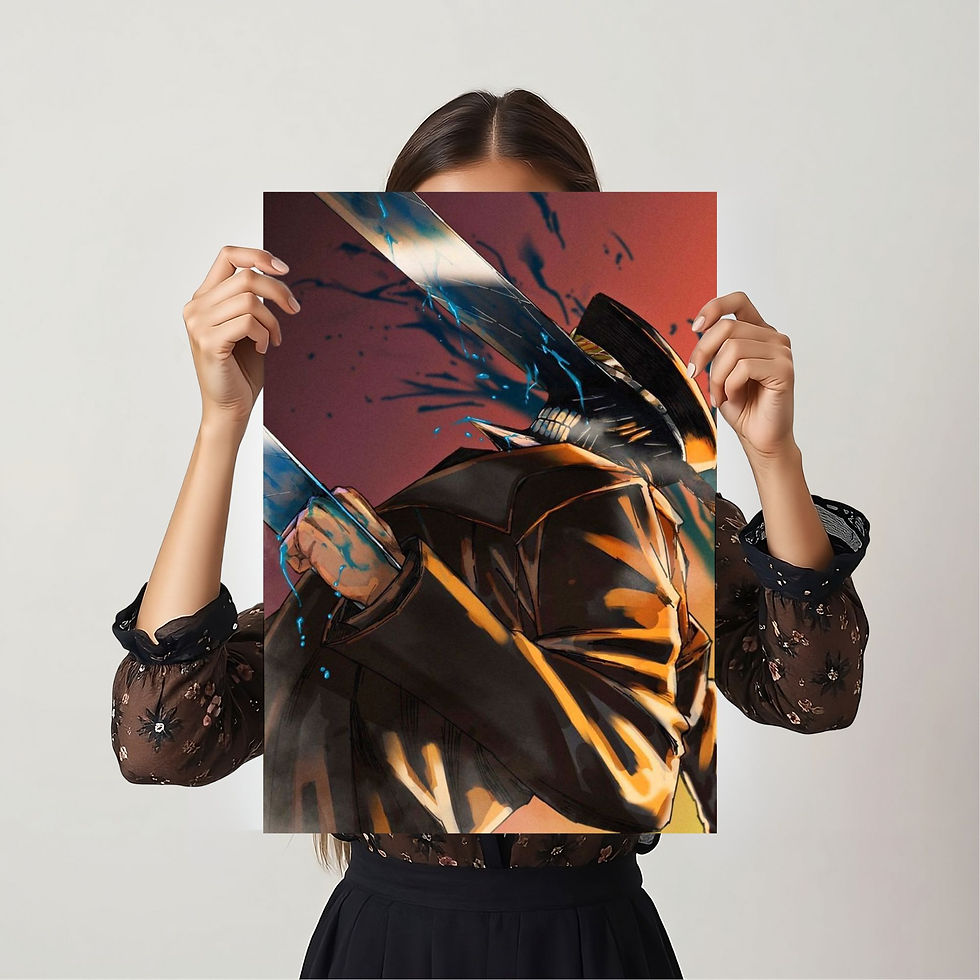 Chainsaw Man Katana Man Poster