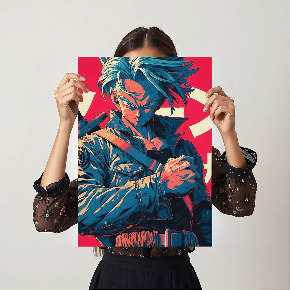 Dragon Ball Z Future Trunks Power Poster