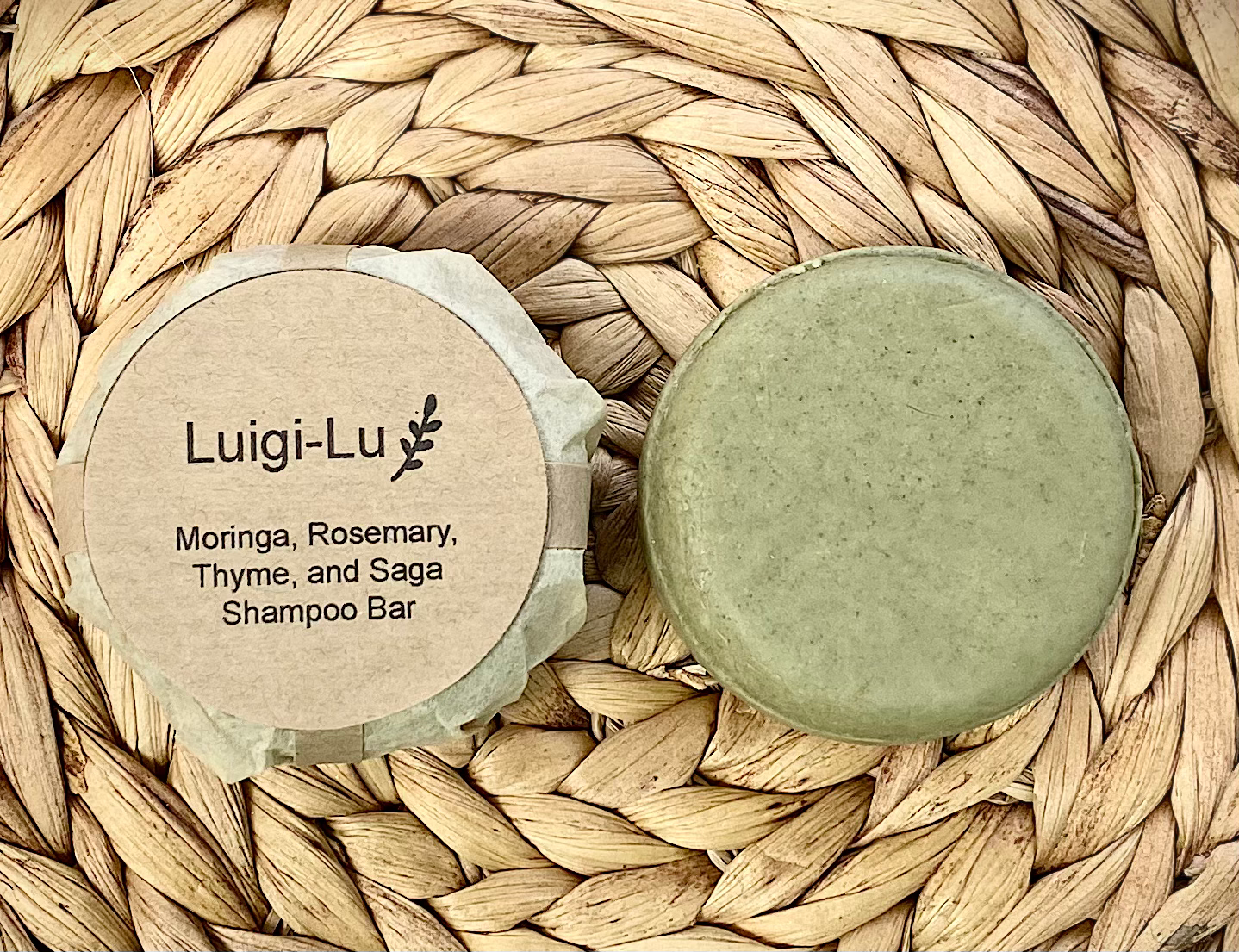 Moringa, Rosemary, Thyme, and Saga Shampoo Bar