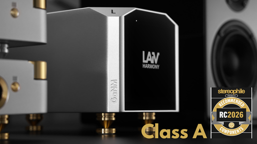 LAiV Harmony GaNM GaN monoblock amplifiers featured in Stereophile
