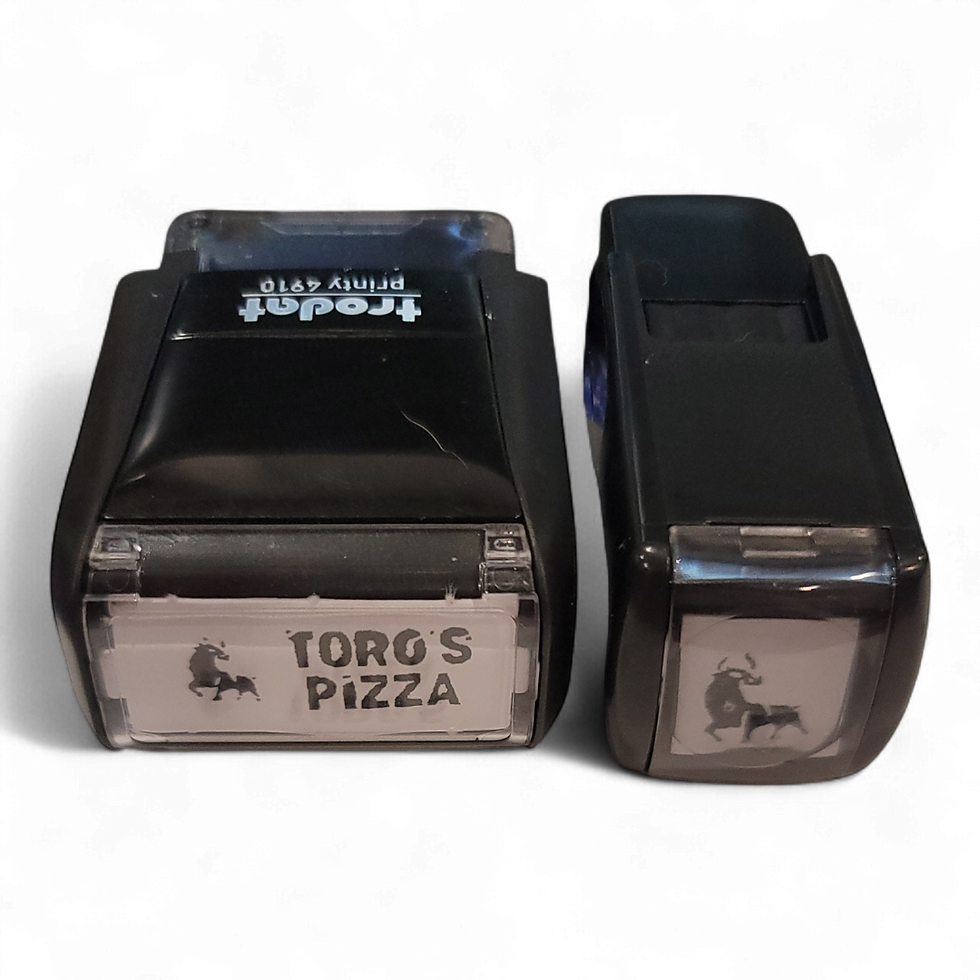 Toro's Pizza Custom Stamp