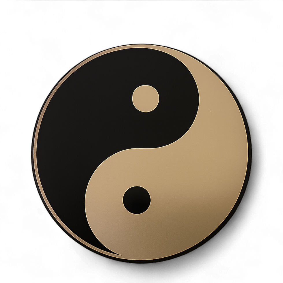 Yin Yang Wooden Coaster
