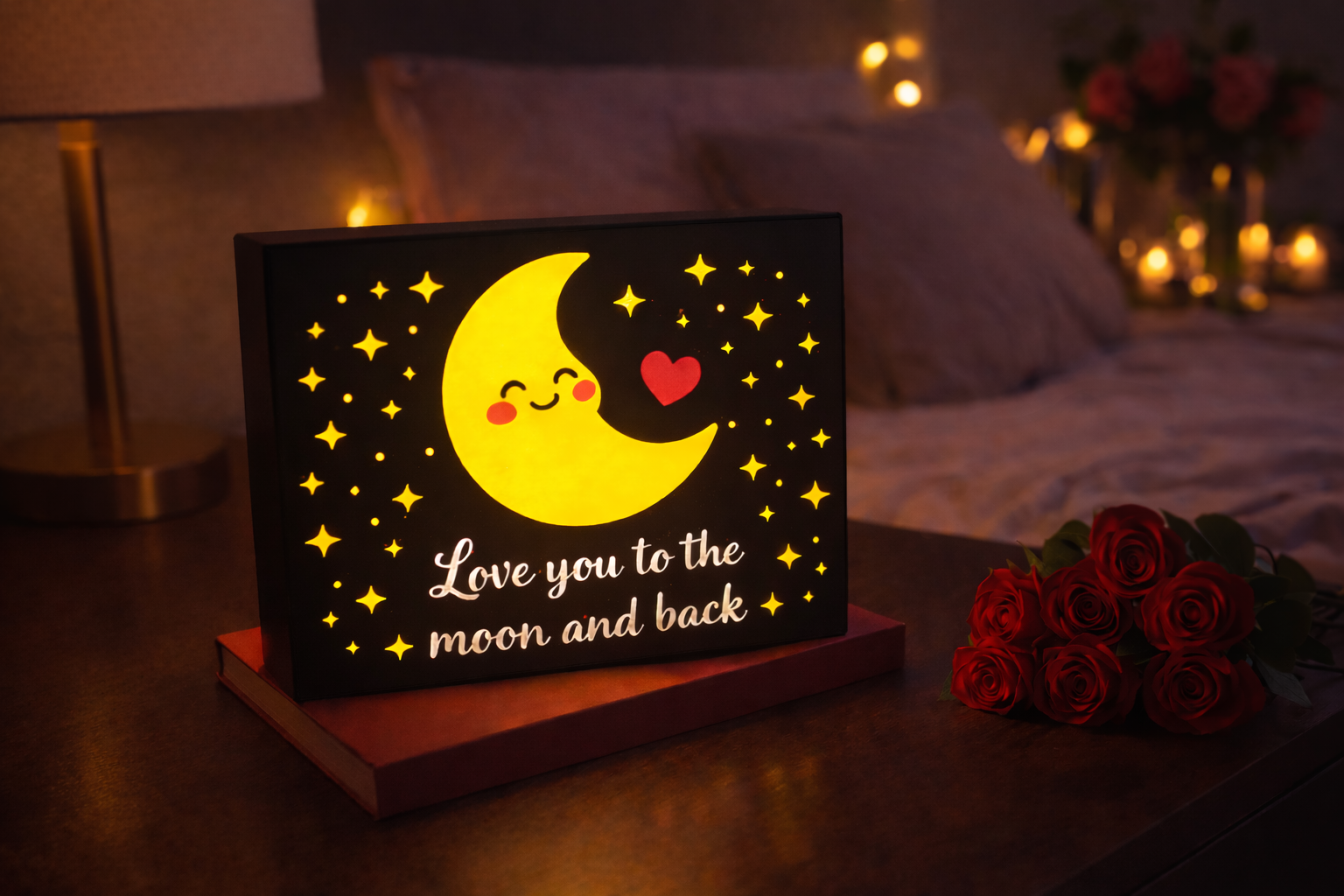 RabuBox The Moon and BackLightbox