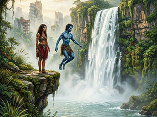 Anima Rising: The Waterfall and the Woman in Red