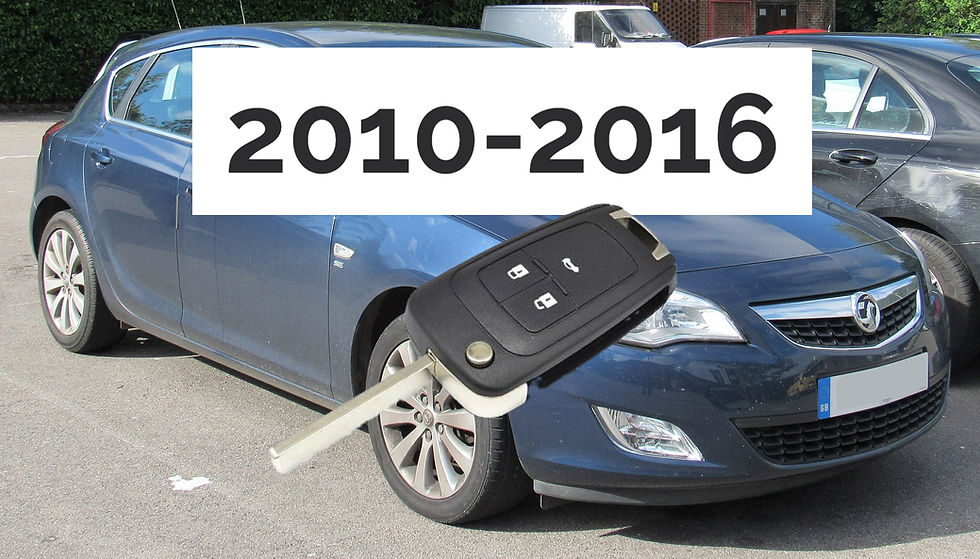 Vauxhall Astra 2010-2016 Replacement Key
