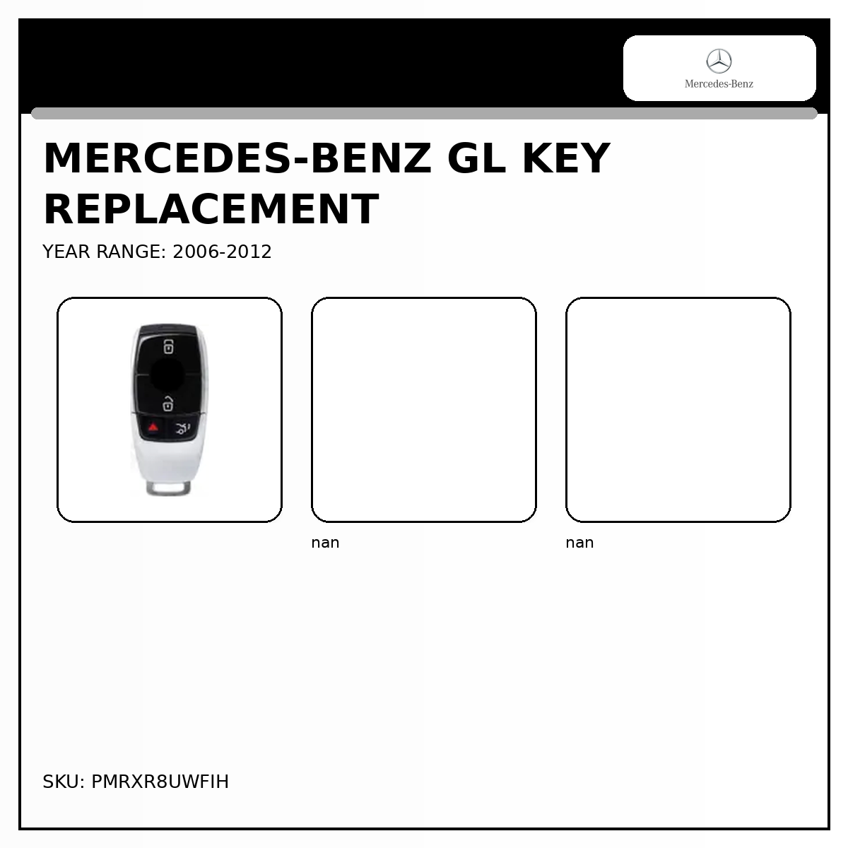 Mercedes-Benz Gl Key Replacement