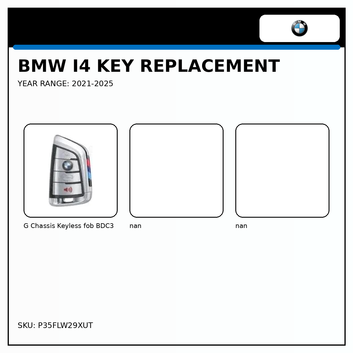 BMW I4 Key Replacement
