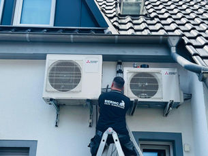 Heizen mit einer Klimaanlage/Luft-Luft-Wärmepumpe
