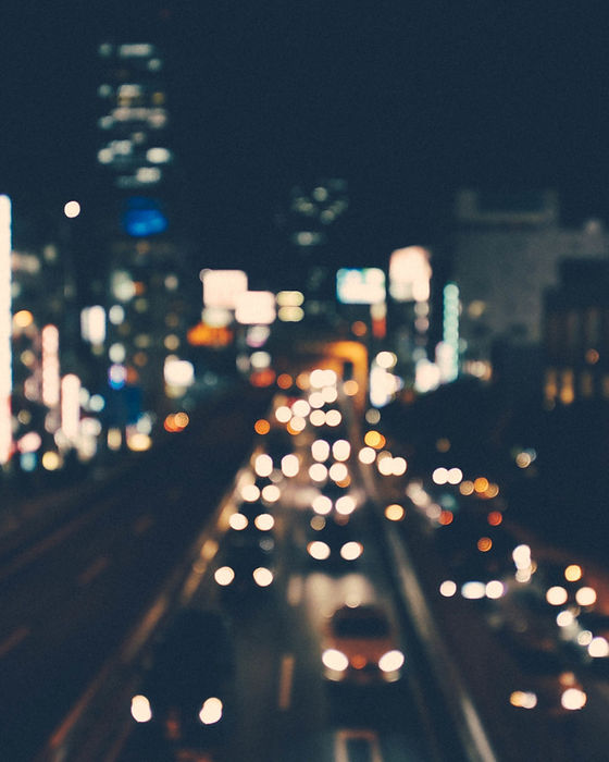 City Traffic at Night