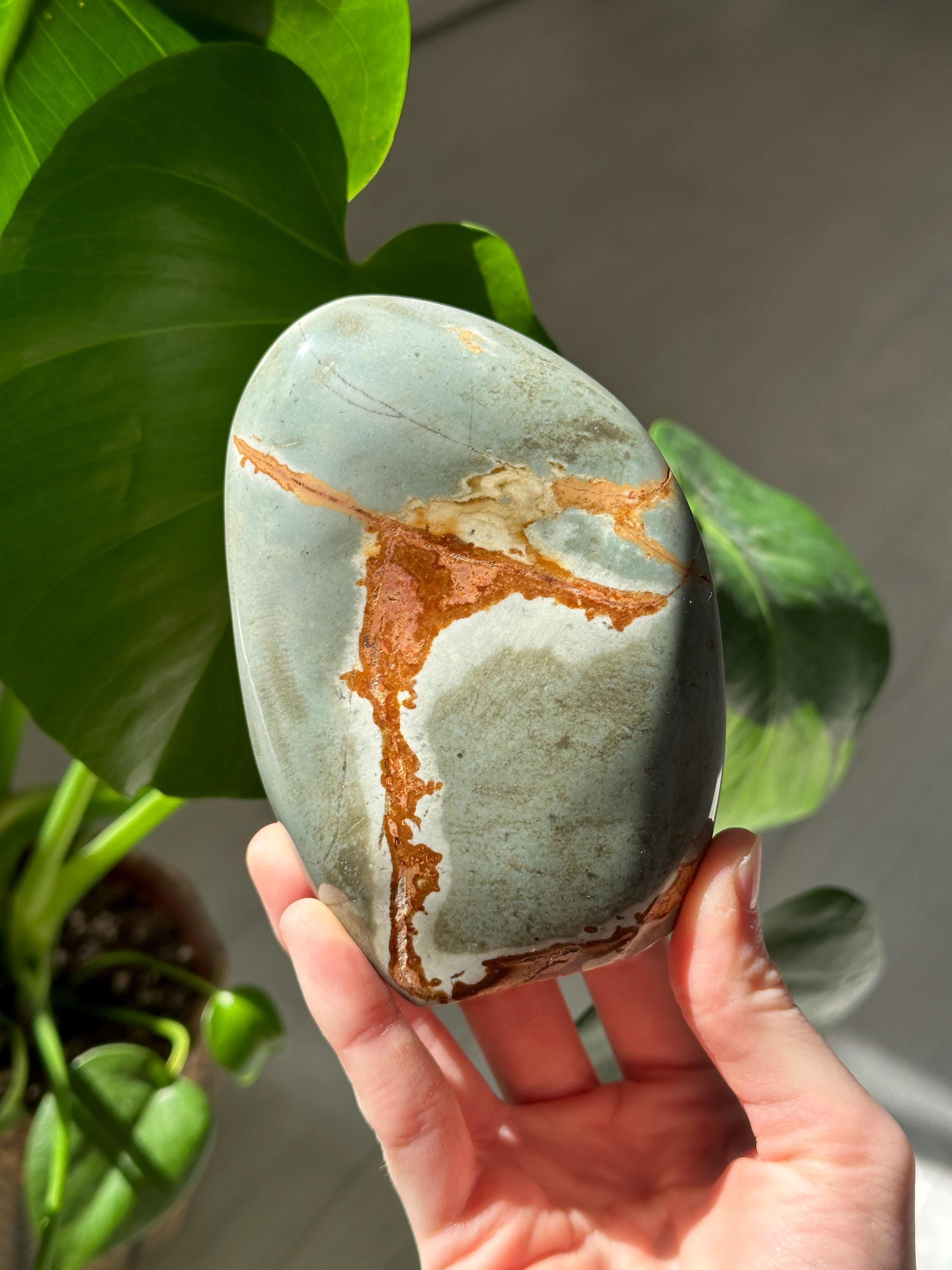 Polychrome Jasper Freeform – Grounding & Creativity