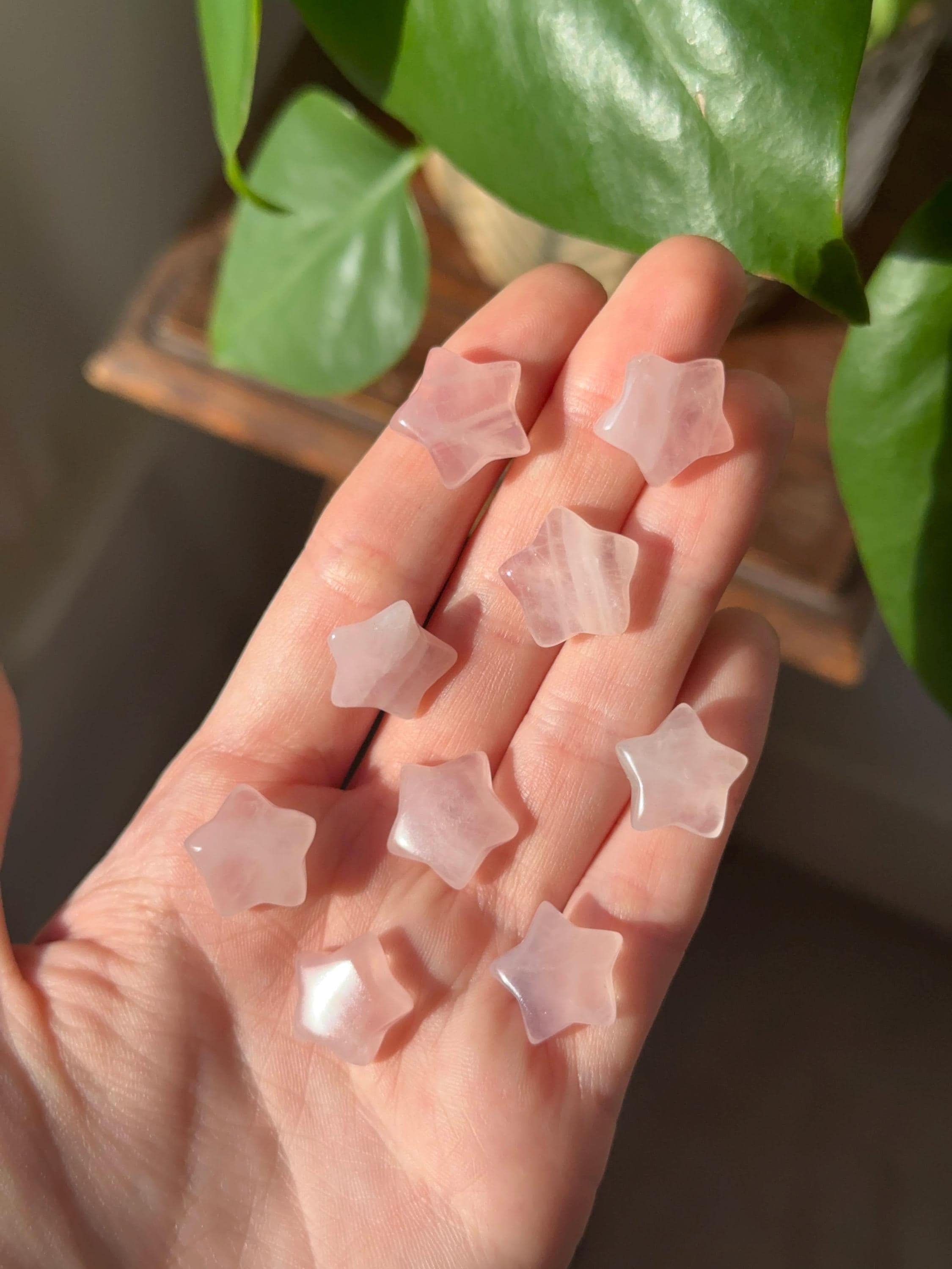 Crystal Rose Quartz Star – Stone of Love, Peace & Emotional Healing