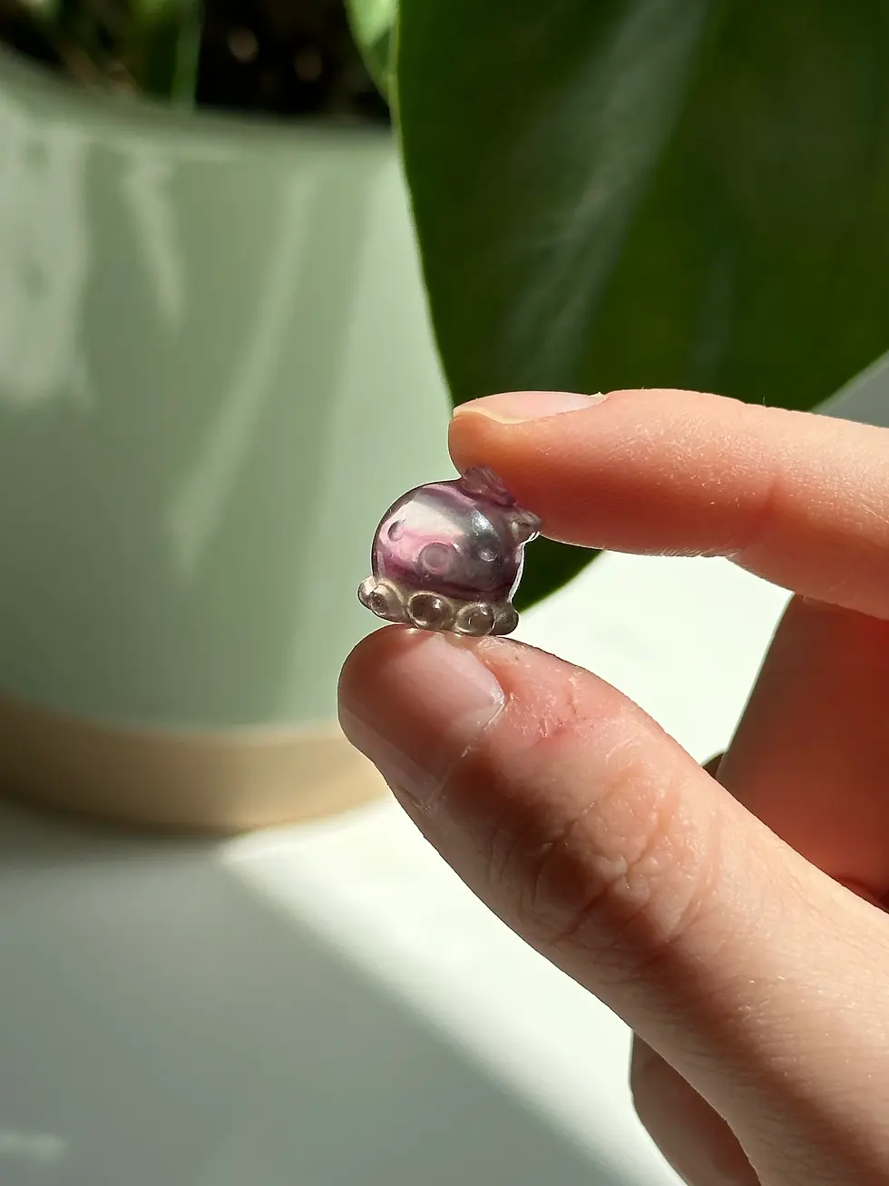 Thumbnail: Mini fluorite octopus figurine