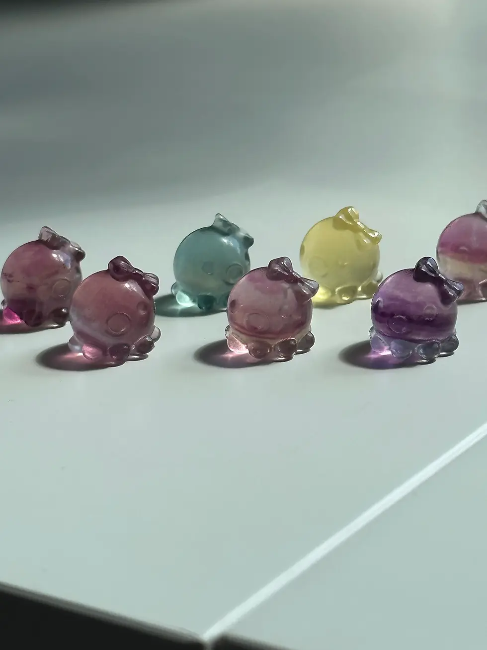 Thumbnail: Crystal Octopus Fluorite Carving