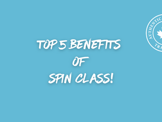 Benefits of spin class including improved cardiovascular fitness, stronger legs, joint protection, low-impact workout, and better mood.