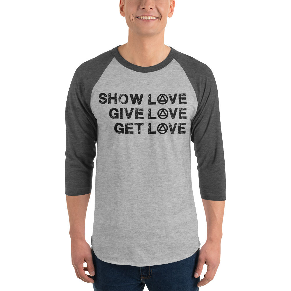 Show Love 3/4 sleeve shirt